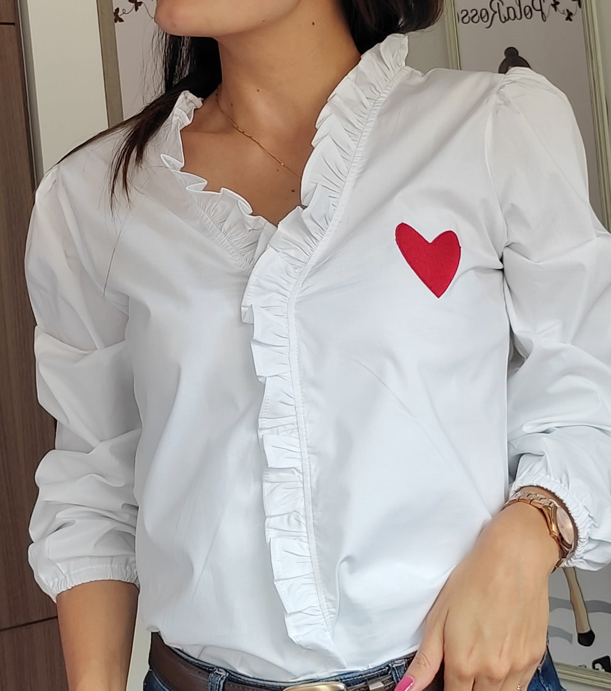 BLUSA SEÑORITA BORDADA