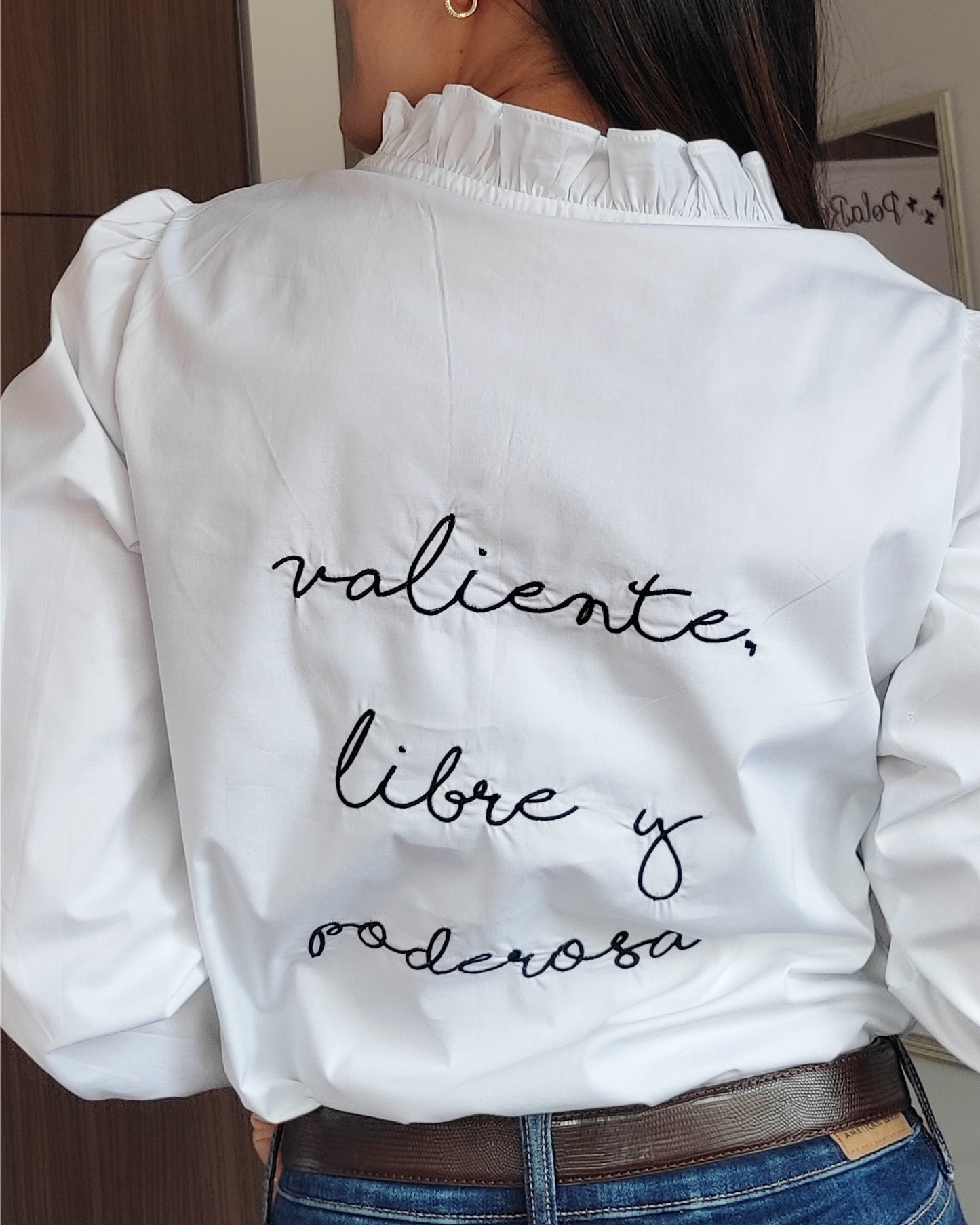 BLUSA SEÑORITA BORDADA