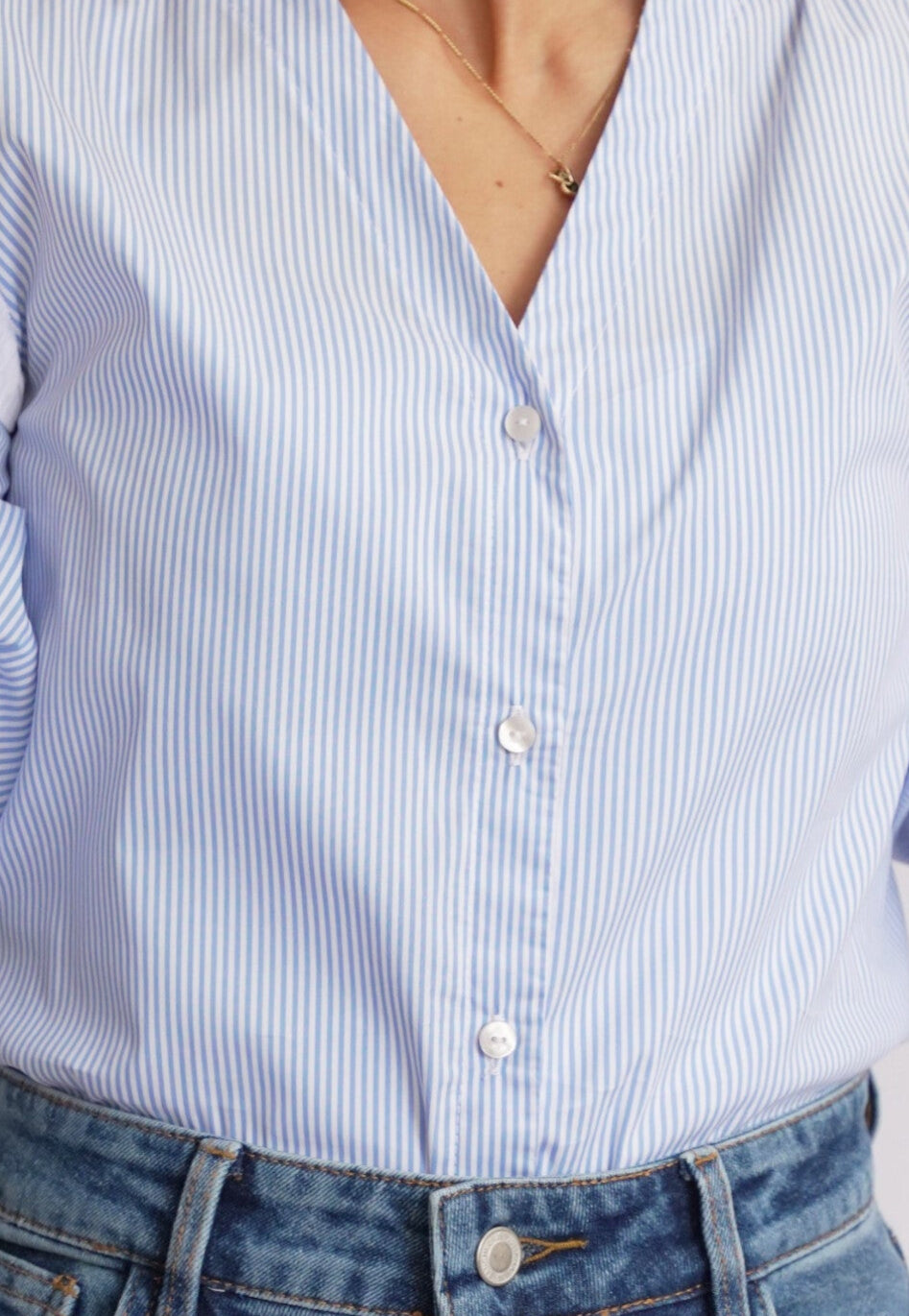 CAMISA CELINE RAYAS