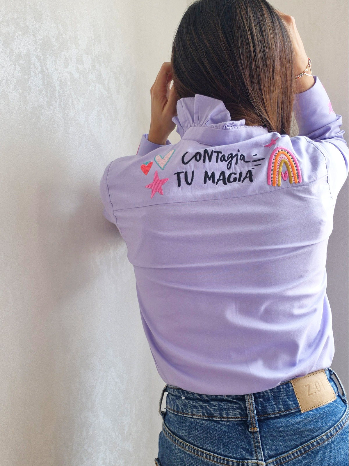 CAMISA BORDADA MAGIA