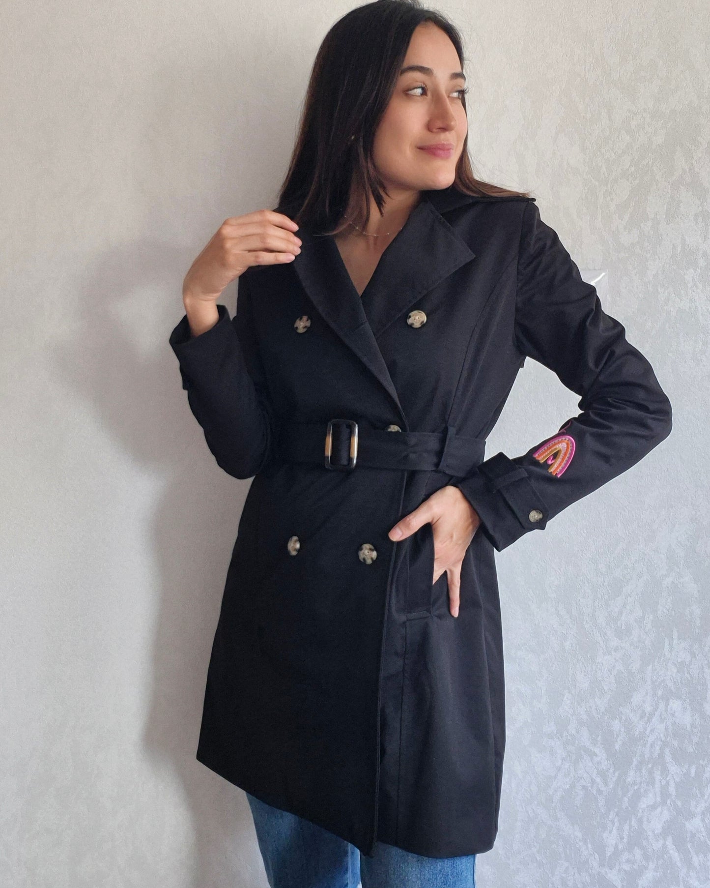 GABARDINA BORDADA