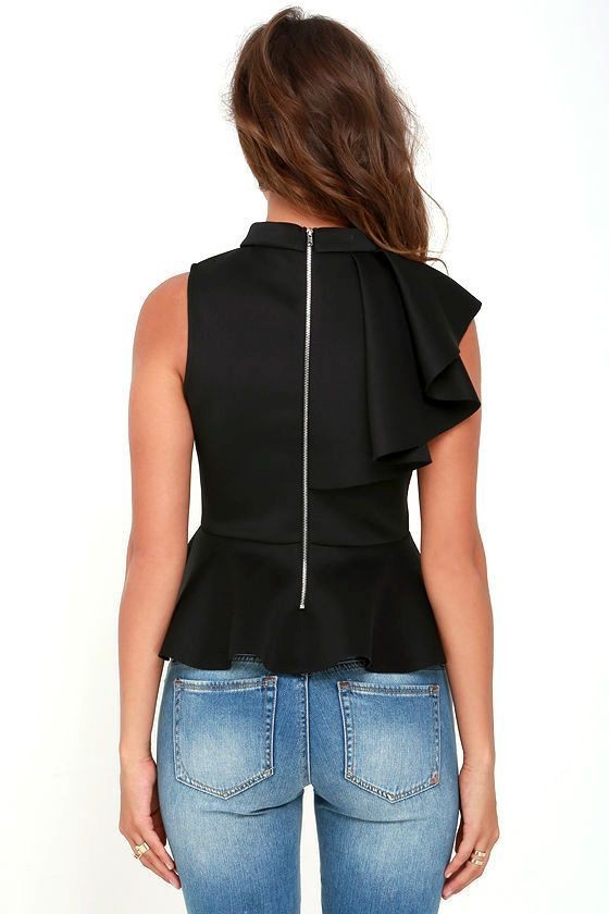 PEPLUM CON VOLANTE