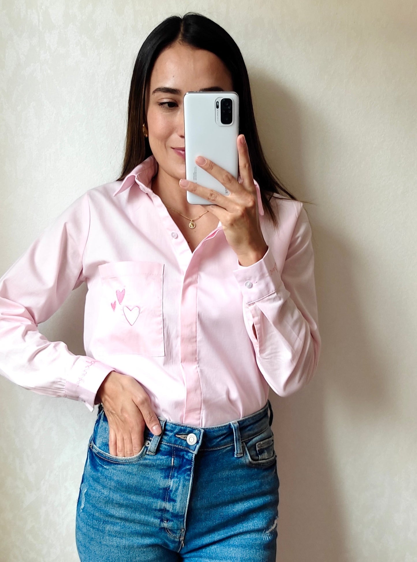 CAMISA DESIRÉ BORDADA