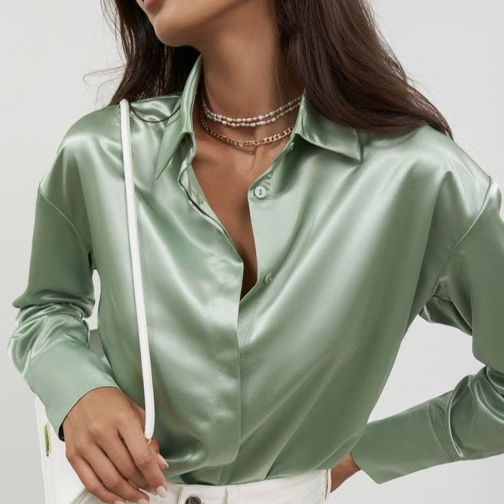CAMISA BÁSICA DE SEDA