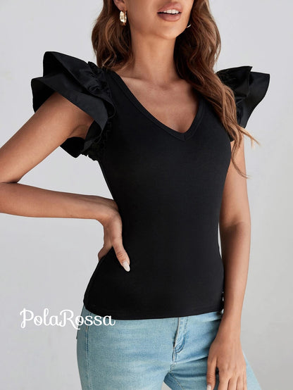 TOP LICRADO CON BOLEROS