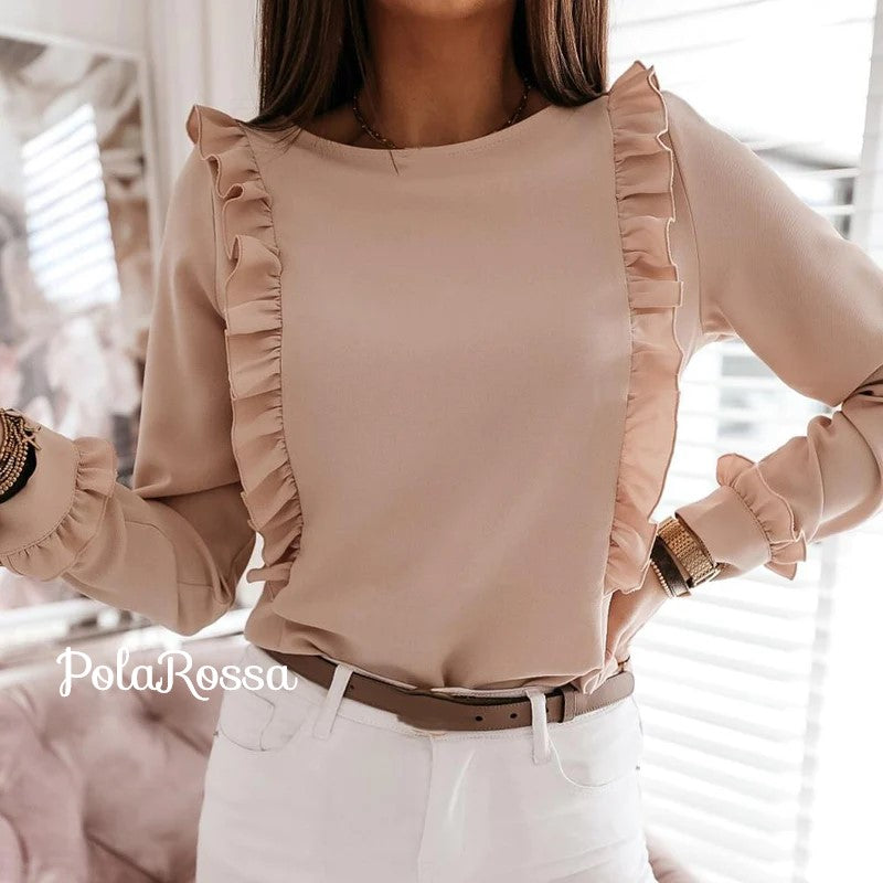 BLUSA BOLERITOS RECOGIDOS