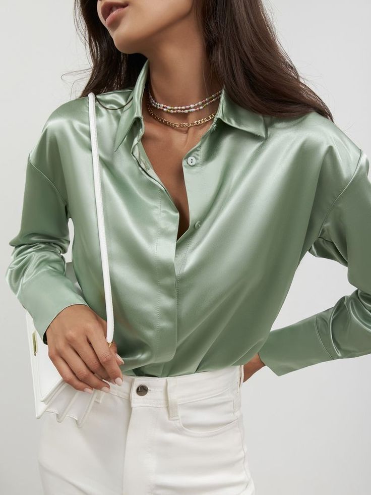 CAMISA BÁSICA DE SEDA