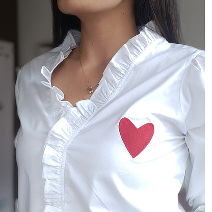 BLUSA SEÑORITA BORDADA