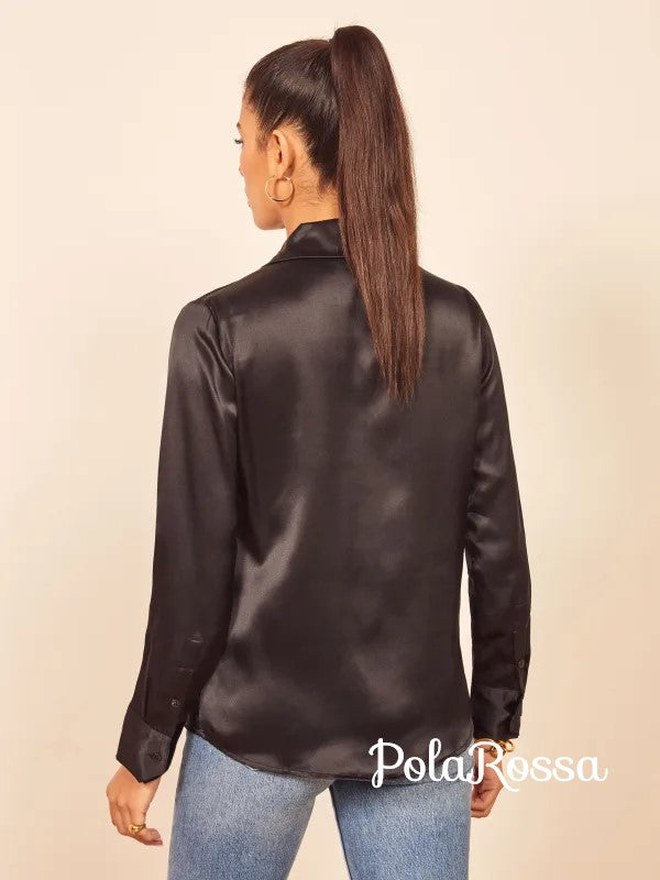 CAMISA BÁSICA DE SEDA