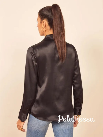 CAMISA BÁSICA DE SEDA