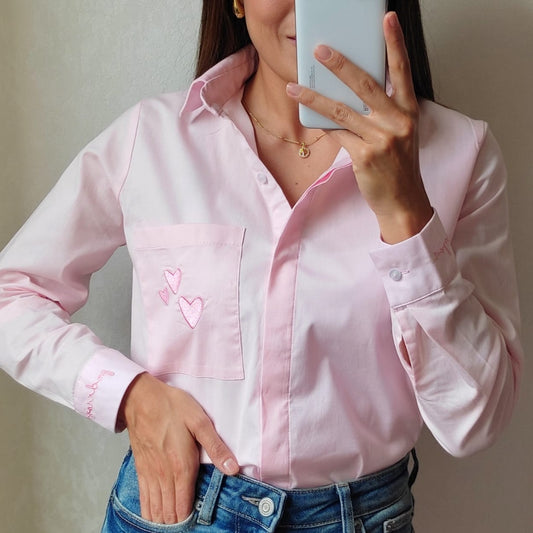 CAMISA DESIRÉ BORDADA