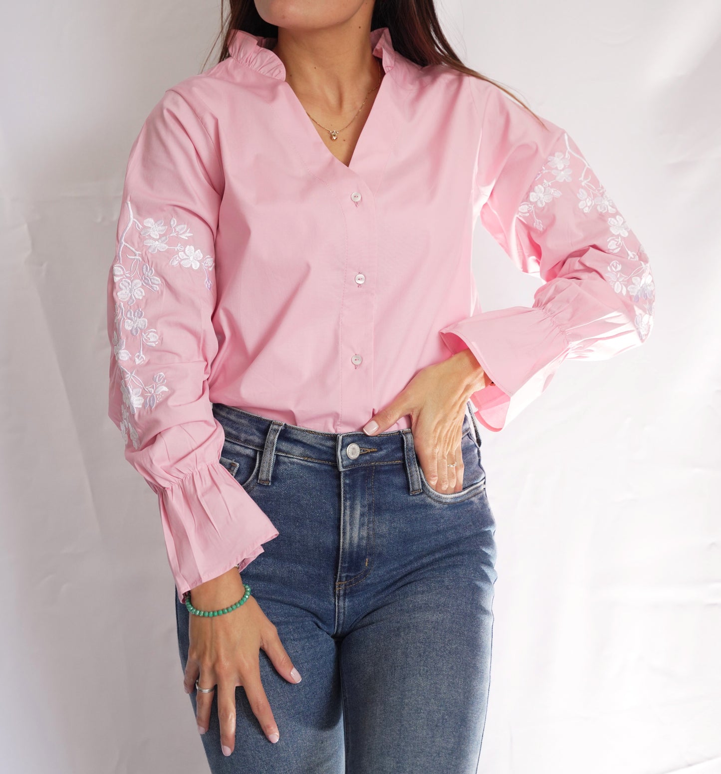 CAMISA BORDADA PRETTY LADY