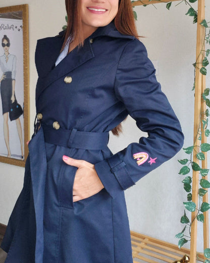 GABARDINA BORDADA