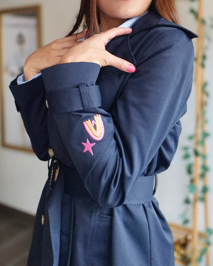 GABARDINA BORDADA
