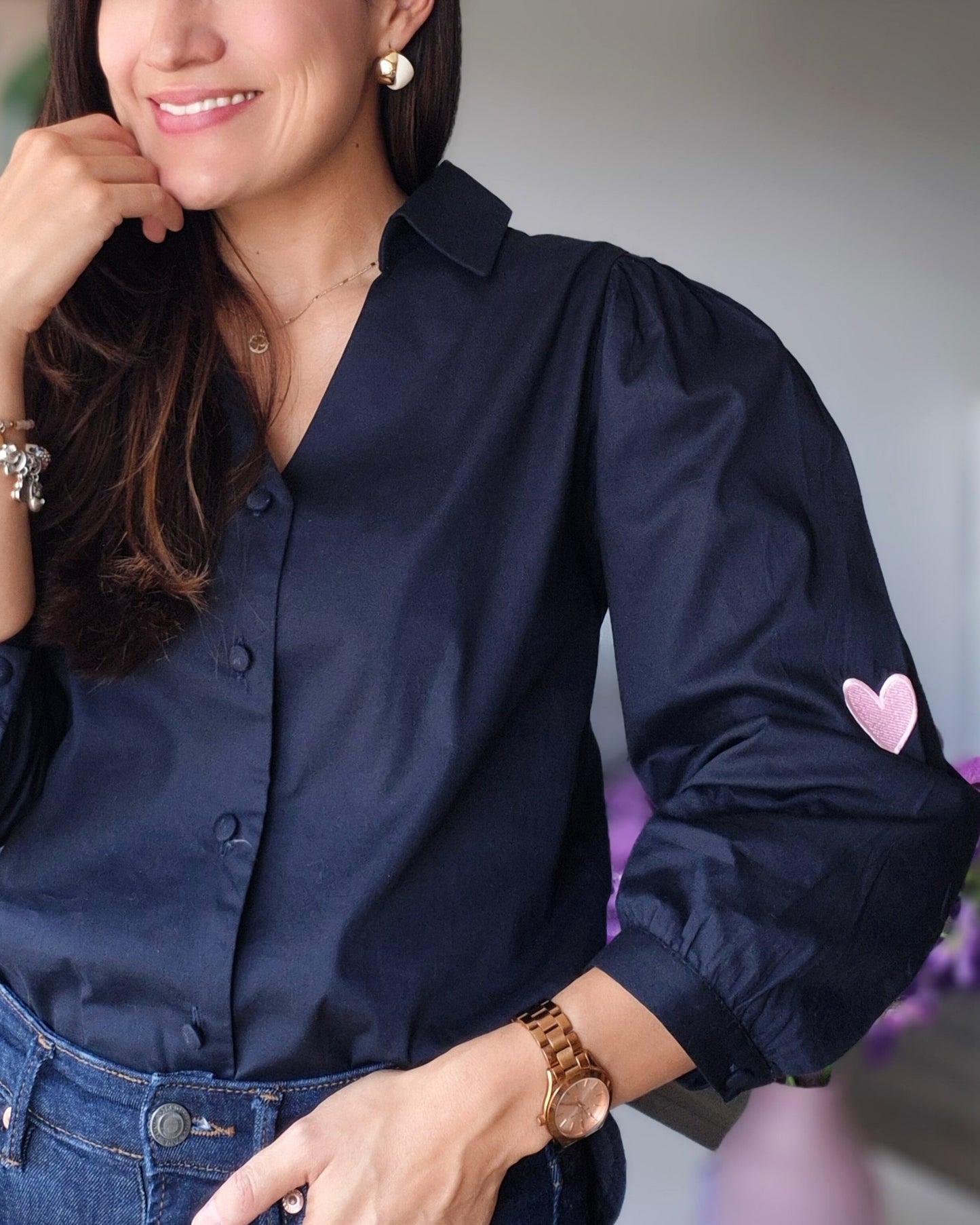 CAMISA BORDADA AMOR PROPIO