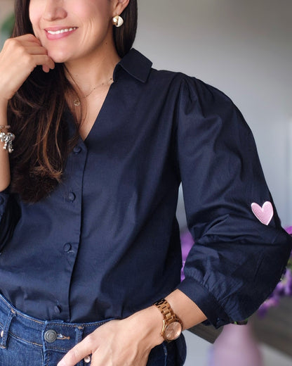 CAMISA BORDADA AMOR PROPIO