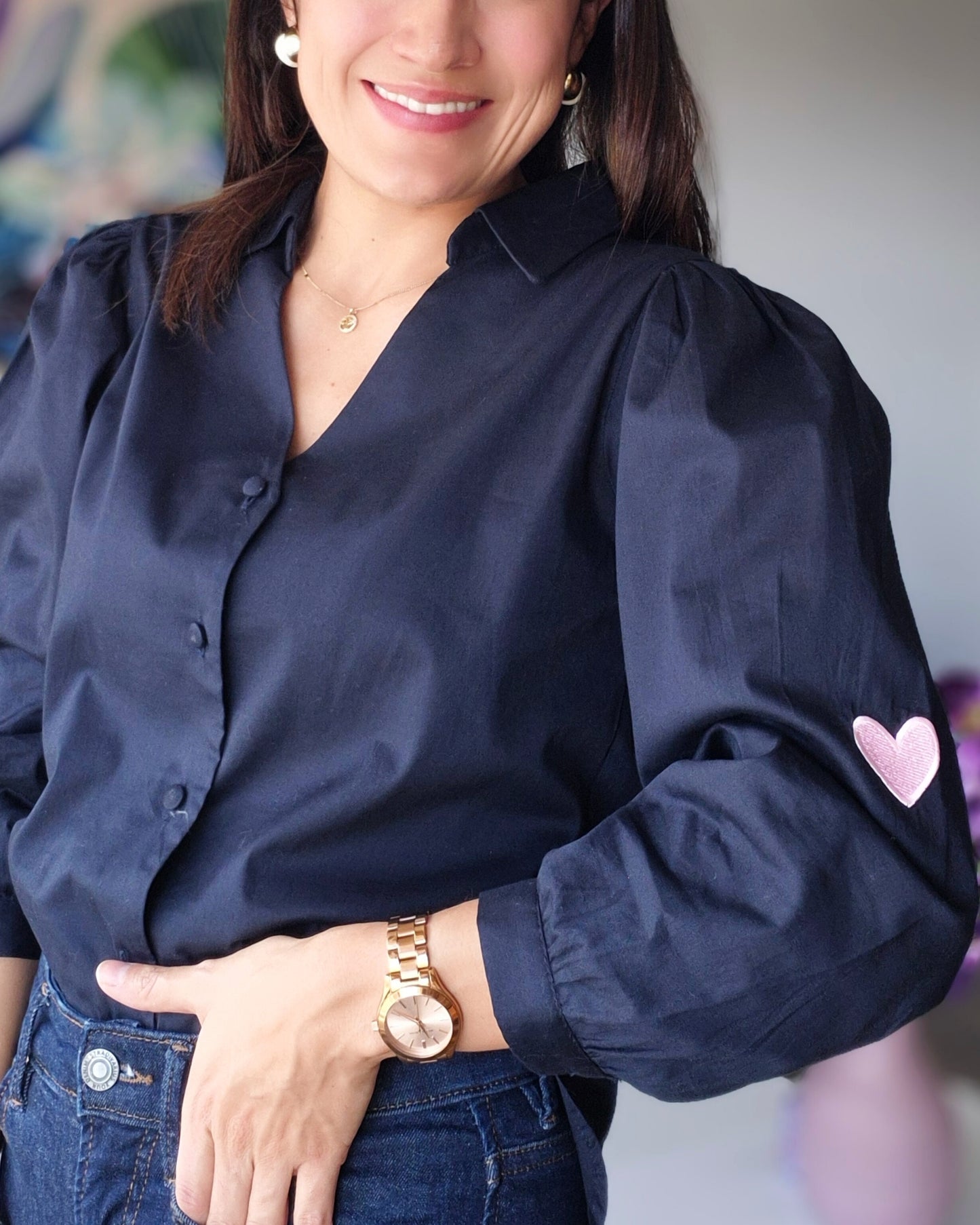 CAMISA BORDADA AMOR PROPIO