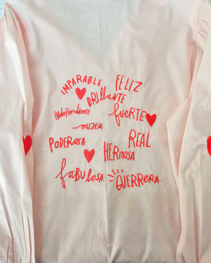CAMISA BORDADA AMOR PROPIO