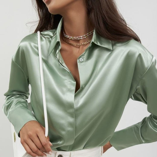 CAMISA BÁSICA DE SEDA