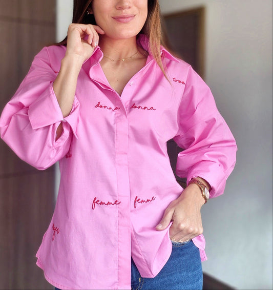 CAMISA BORDADA FEMME